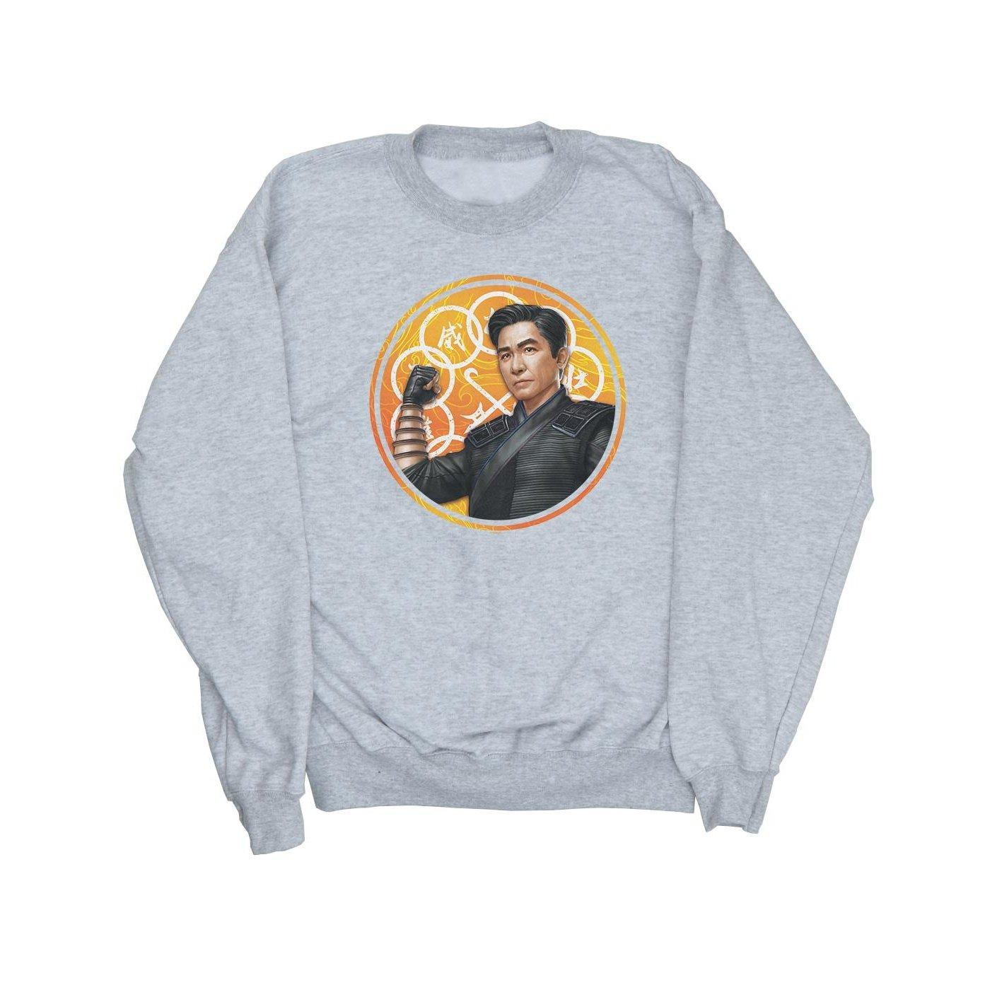 Image of Shangchi And The Legend Of The Ten Rings Ten Ring Pose Sweatshirt Unisex Grau 116