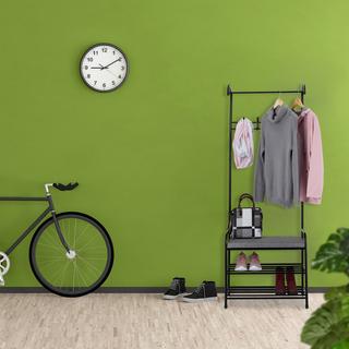 B2X Kleiderbügel mit Schuhablage und Sitzbank  