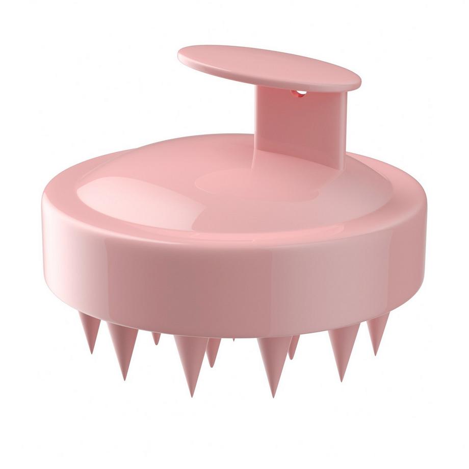 Intirilife Brosse de massage du cuir chevelu en silicone pour cheveux mouillés et secs