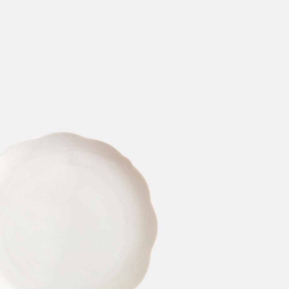 La Redoute Intérieurs Lot 4 assiettes à pain en porcelaine  