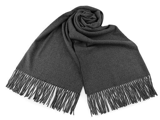 Image of Schal/plaid Mit Fransen 65x180cm Herren Braun ONE SIZE