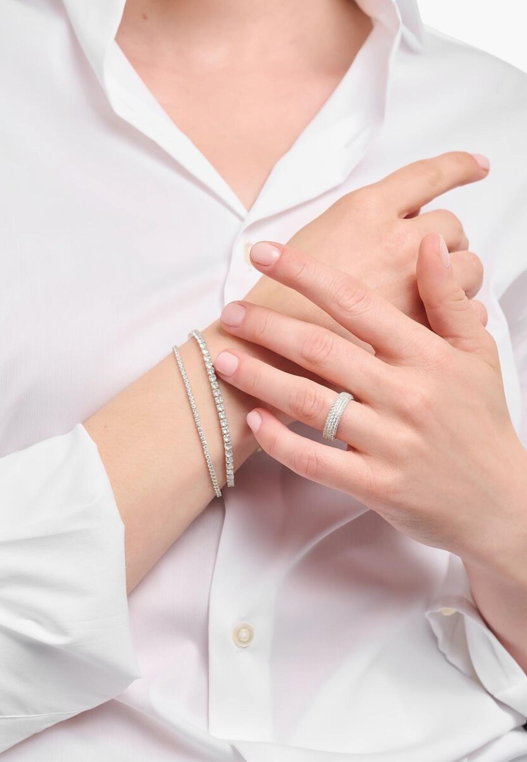 Thomas Sabo  s Tennisarmband mit Weißen Zirkonia 