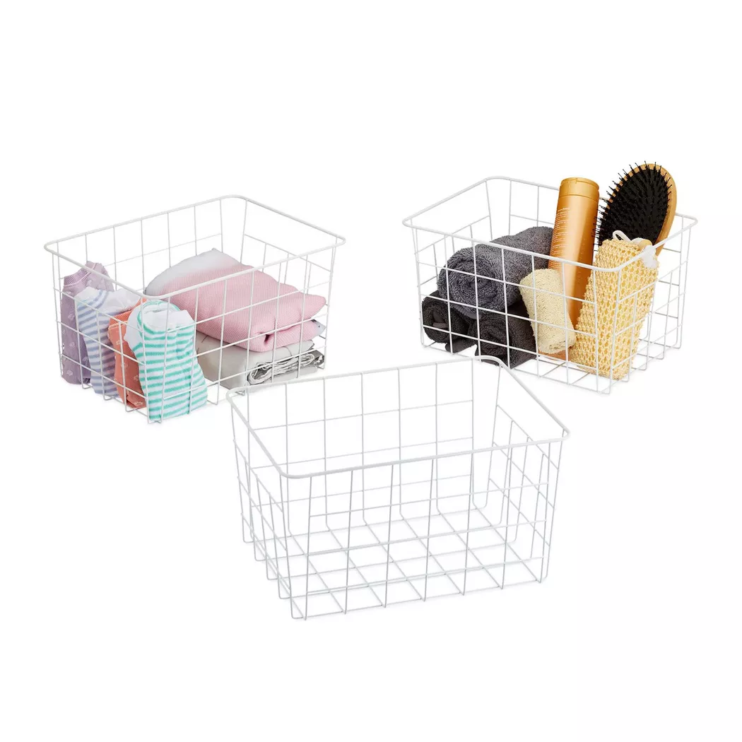 B2X - Drahtkörbe - 3er-Set, 29cm