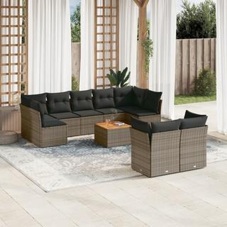 VidaXL Garten sofagarnitur poly-rattan  