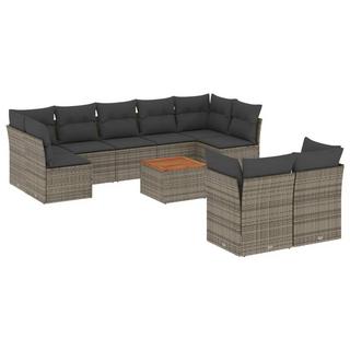 VidaXL Garten sofagarnitur poly-rattan  