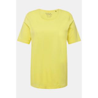 Ulla Popken  T-Shirt, A-Linie, Rundhalsausschnitt, Halbarm 