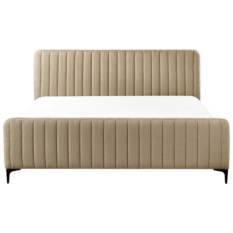 Beliani Letto en Bouclé  LUNAN  