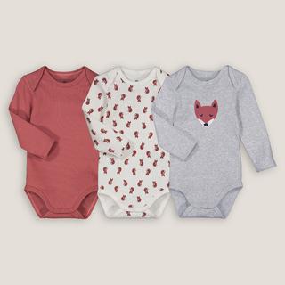 La Redoute Collections  3er-Pack langärmelige Bodys 