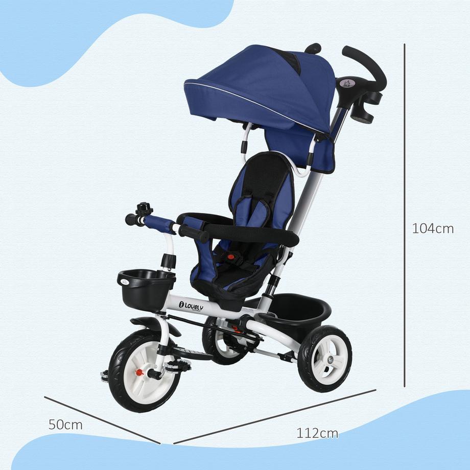 HOMCOM  Tricycle pour enfants 