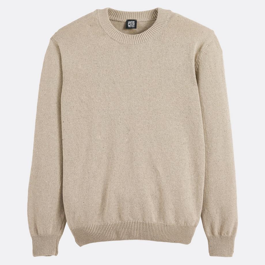 La Redoute Collections Pull Col Rond Maille Fine  