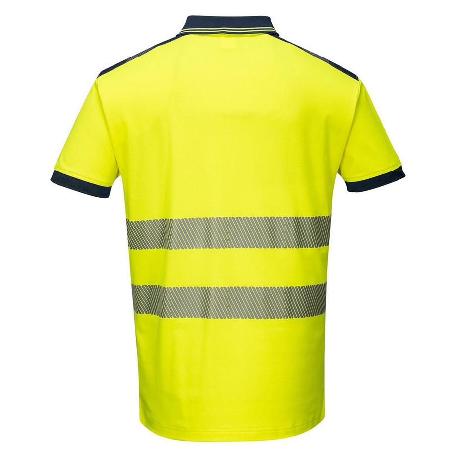 Port Pw3 Poloshirt Hochsichtbarkeit  