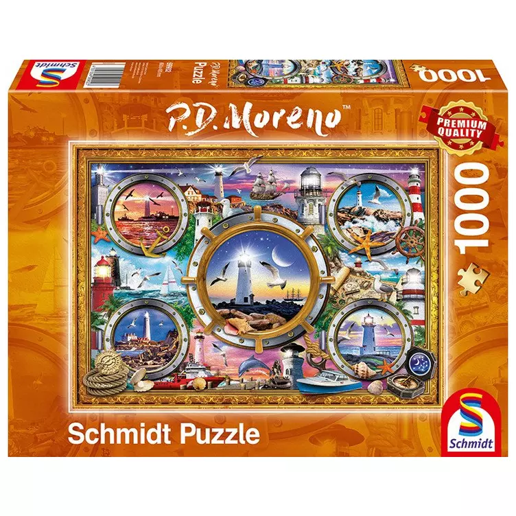 Schmidt Puzzle Leuchttürme (1000Teile)online kaufen MANOR