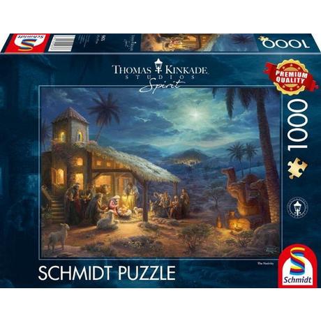 Schmidt Spiele  Schmidt Spirit Die Weihnachtskrippe, 1000 Stück 