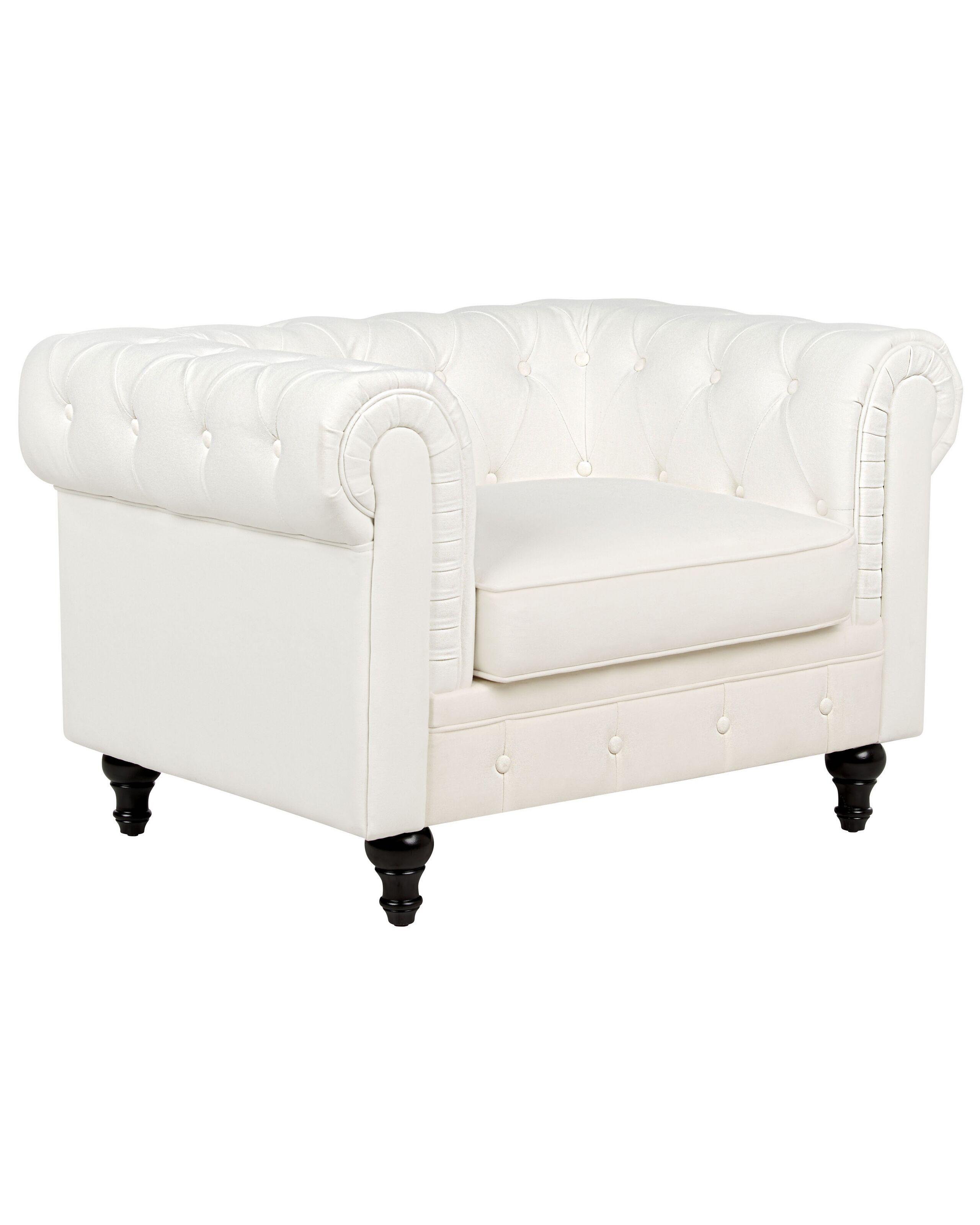 Beliani Sessel aus Polyester Klassisch CHESTERFIELD  