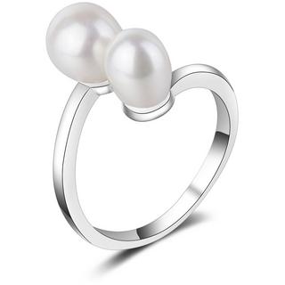 AILORIA  MAYUKO Ring Silber/weiße Perle 