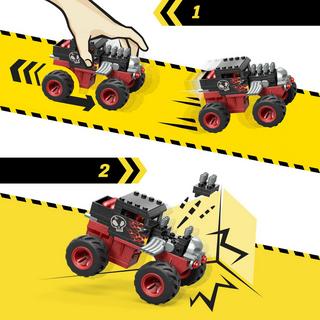 Mega Construx  Hot Wheels Monster Trucks Bone Shaker Crash Set (151Teile) 