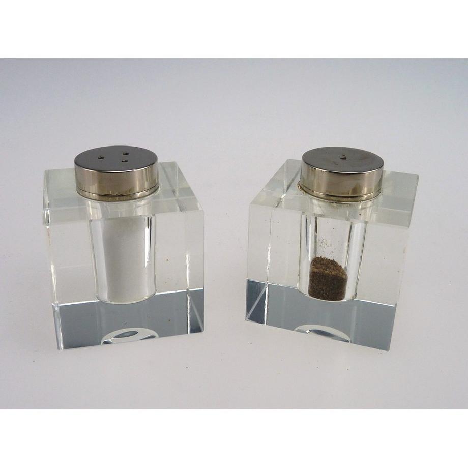 Aulica  Salz- und Pfefferstreuer aus quadratischem Glas 