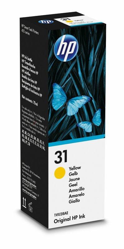 Hewlett-Packard  31 70-ml Yellow Original Ink Bottle Originale 