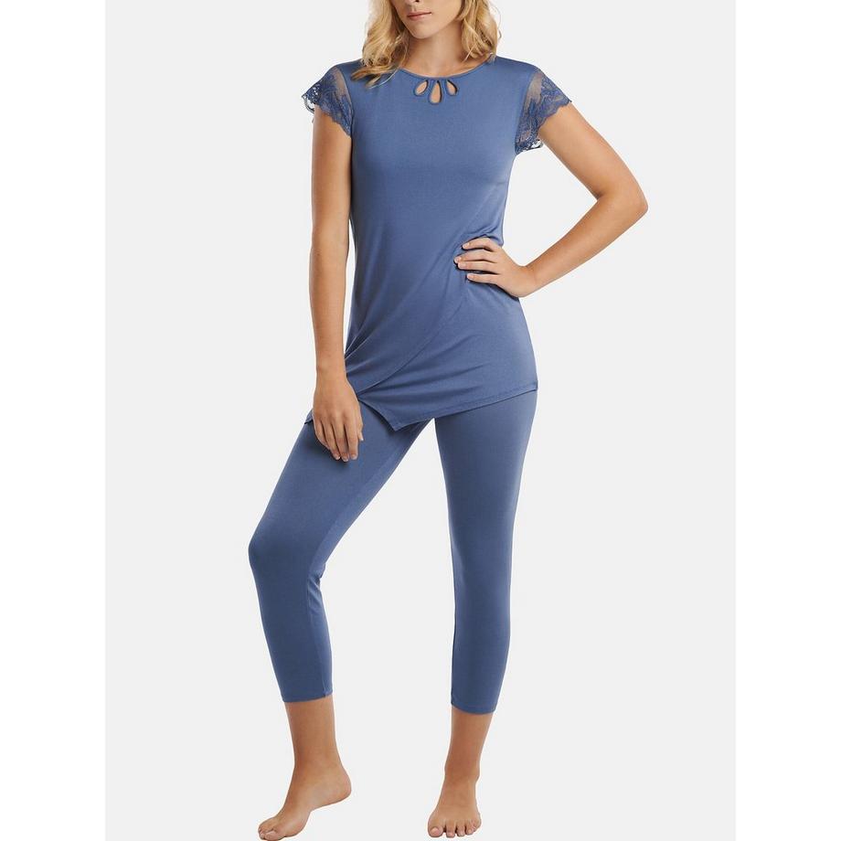 Pyjama Leggings Tunika Kurzarm Juliette