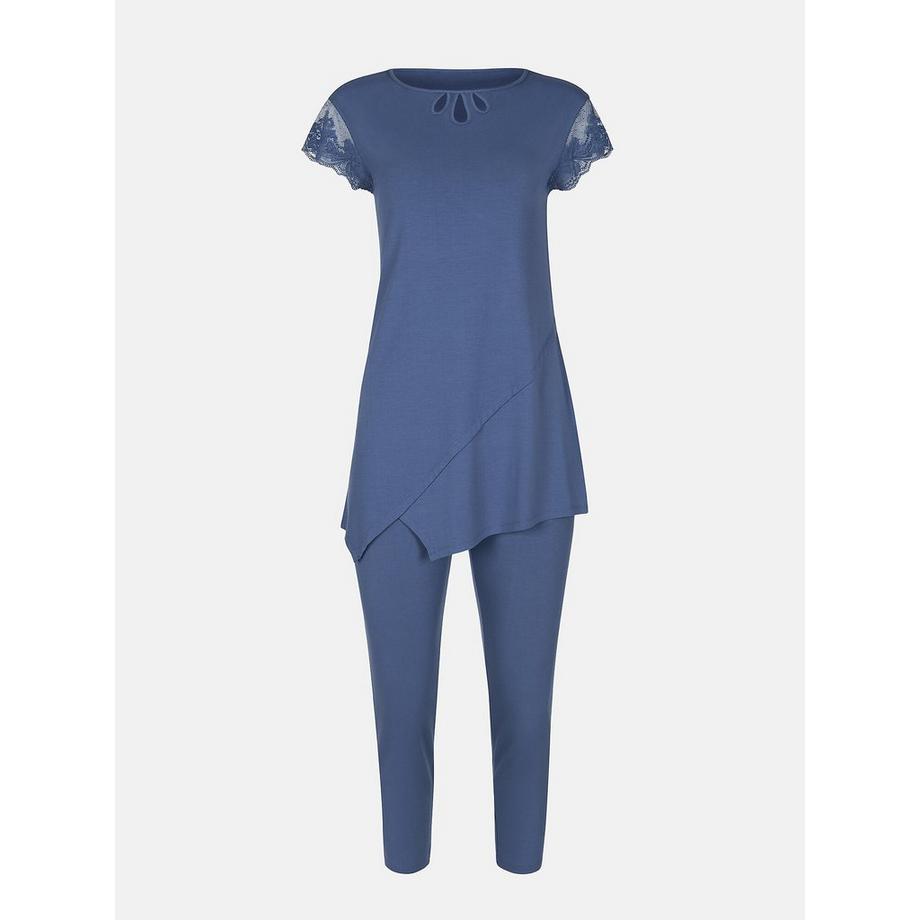 Lisca Juliette Kurzarm Tunika Pyjama Leggings  