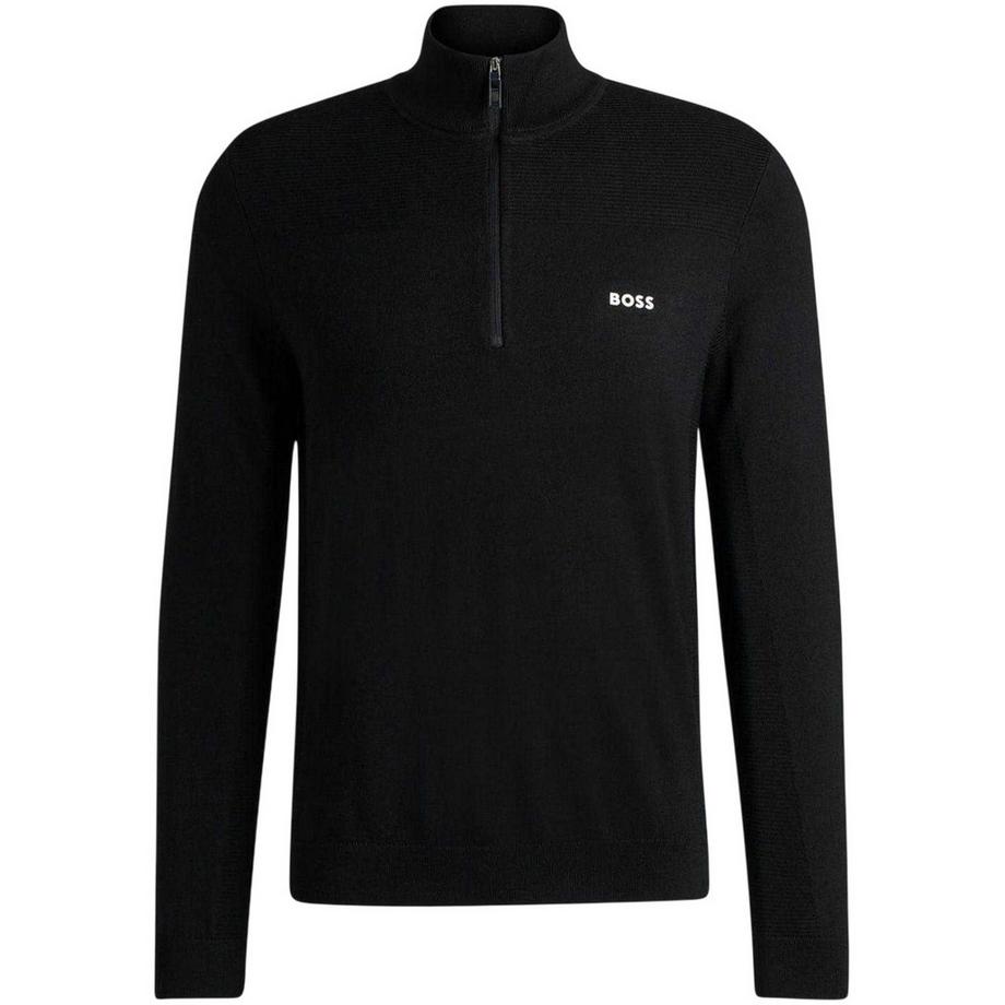 Pullover Regolare Collo A Cerniera