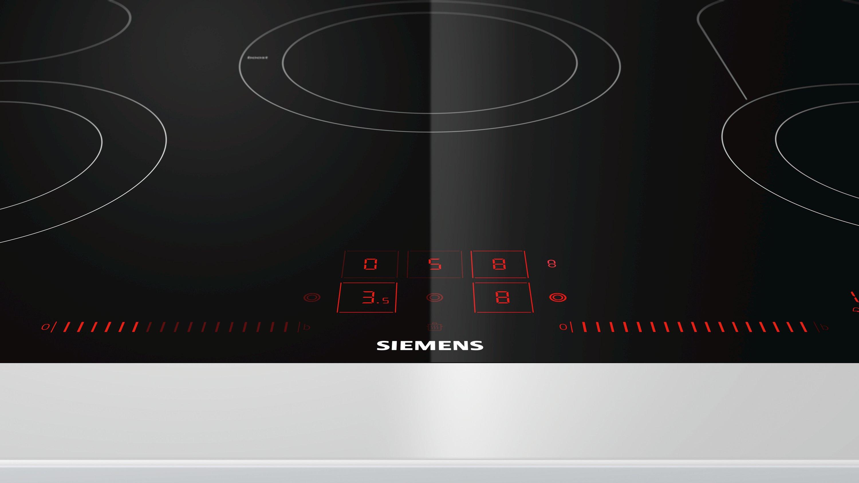 Siemens Siemens Glaskeramik-Kochfeld ET801LCP1C Flächenbündig  
