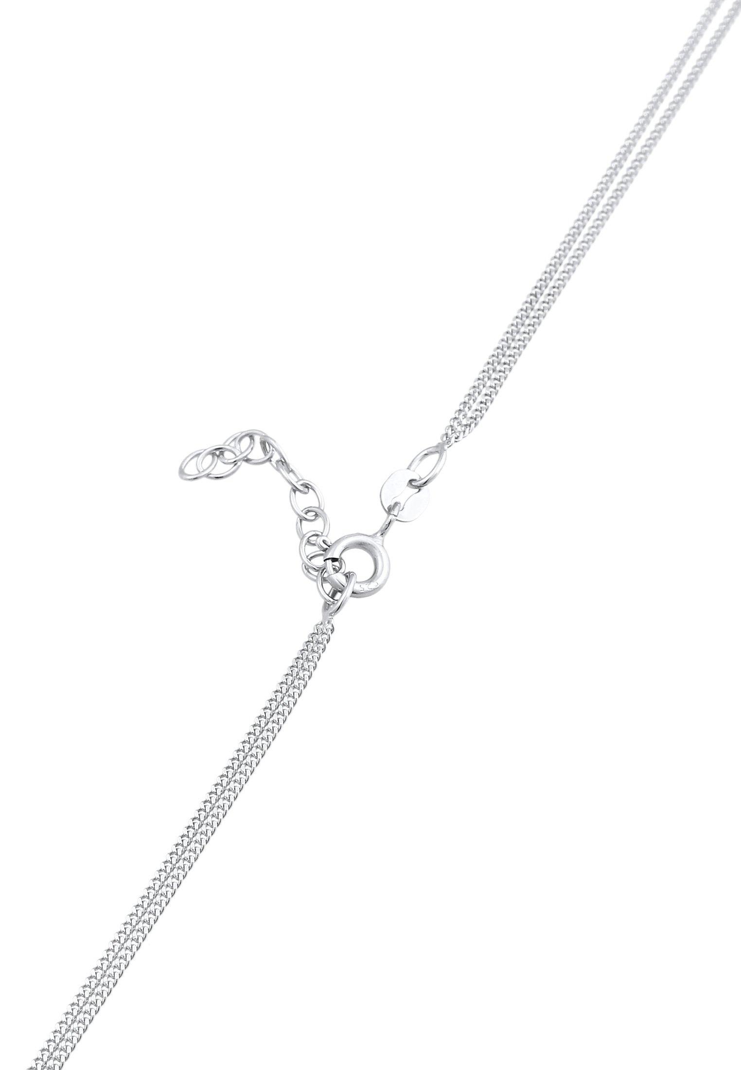 Elli  Collier Enfants Couches Étoile Demi-Lune Pendentif Avec Cristal 