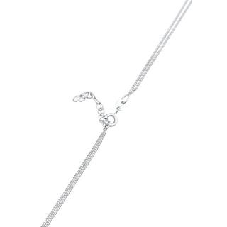 Elli  Collier Enfants Couches Étoile Demi-Lune Pendentif Avec Cristal 