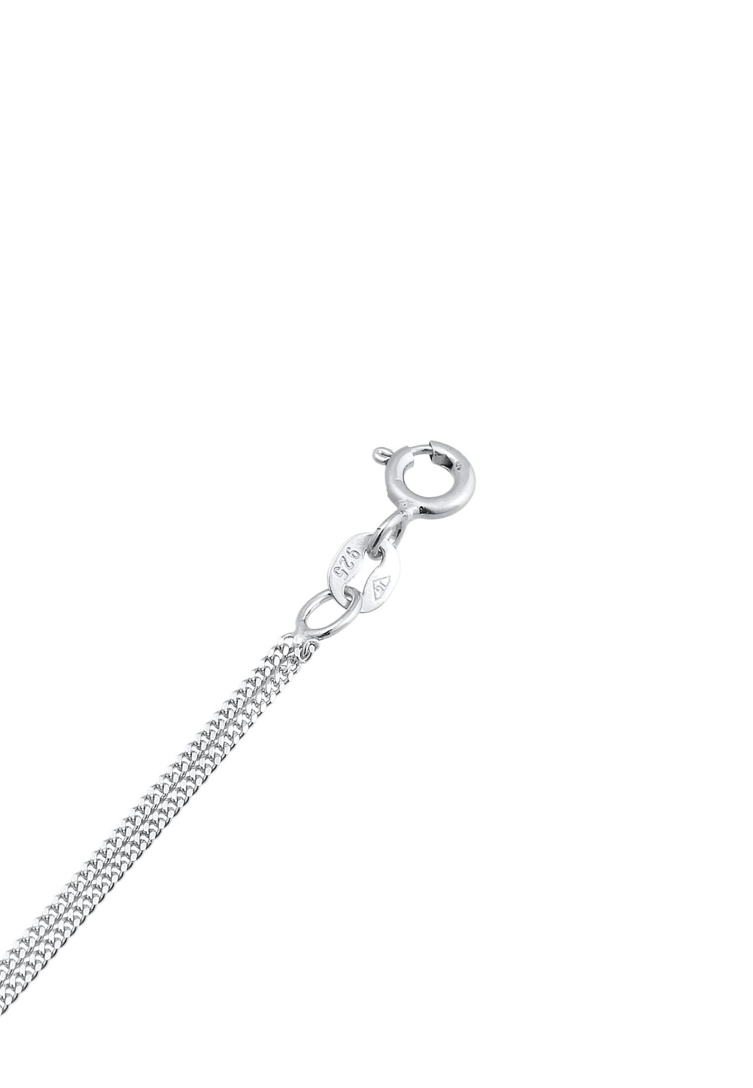 Elli  Collier Enfants Couches Étoile Demi-Lune Pendentif Avec Cristal 