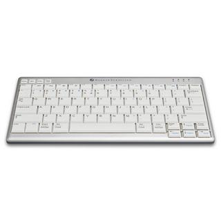 BakkerElkhuizen  UltraBoard 950 Wireless tastiera Bluetooth QWERTZ Svizzere Grigio chiaro, Bianco 