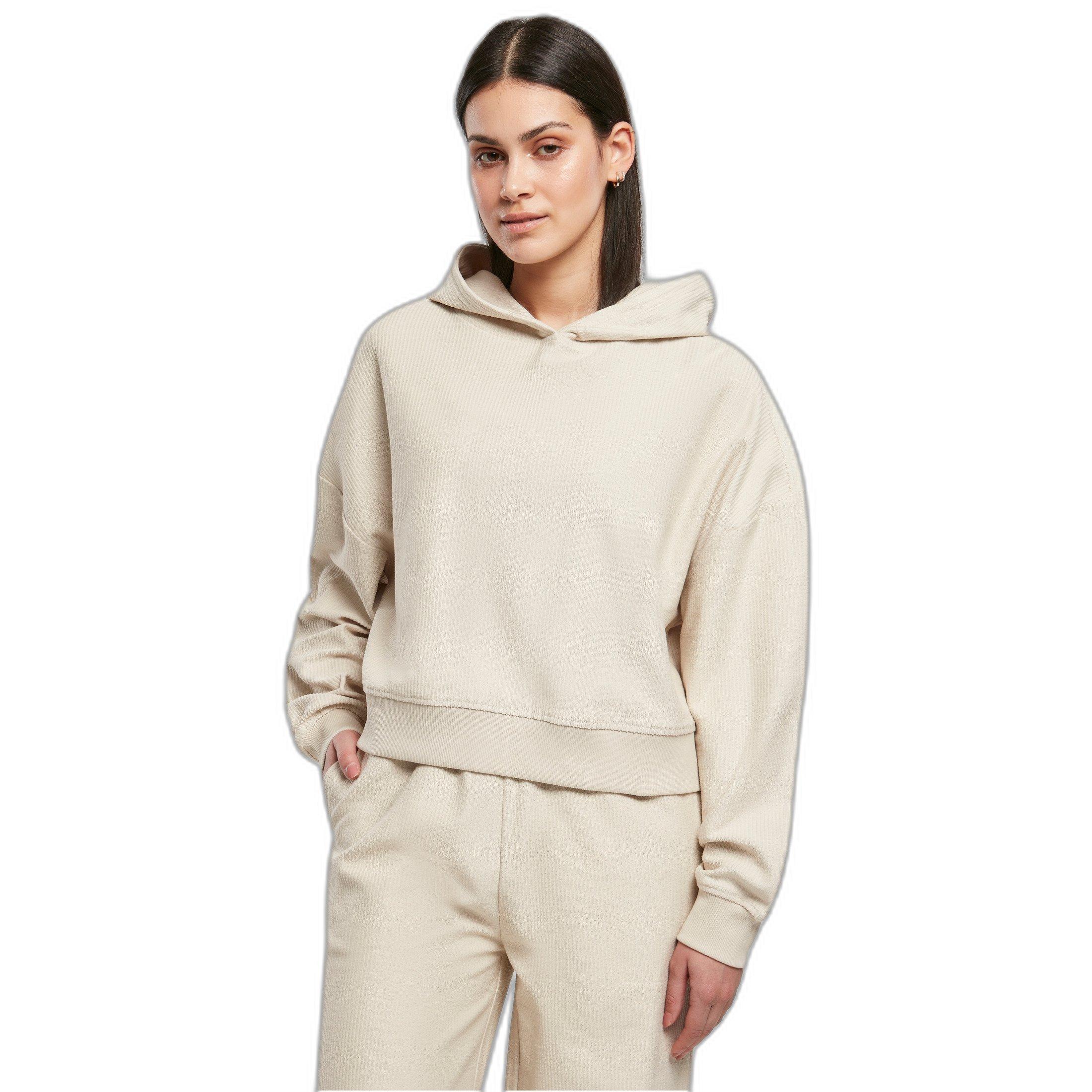 Image of Kurzer Kapuzenpullover Frau Oversized Damen M