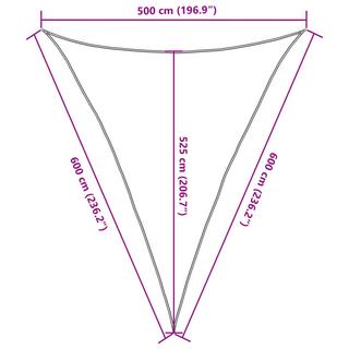 VidaXL vela parasole  