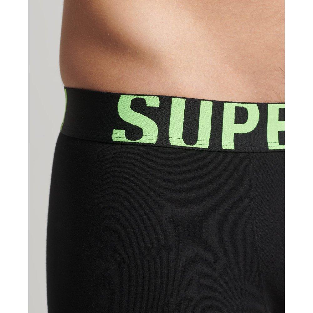 Superdry  boxerhort au bio-baumwolle uperdry dual logo (x2) 