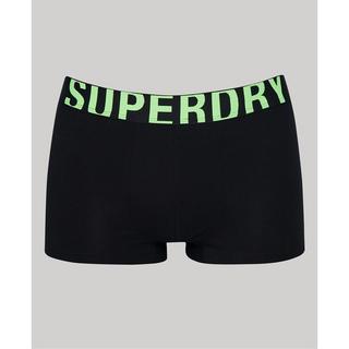 Superdry  boxer in cotone biologico uperdry dual logo (x2) 