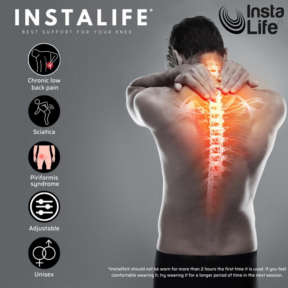 BEST DIRECT  InstaLife-Akupressur Knie Bandage 