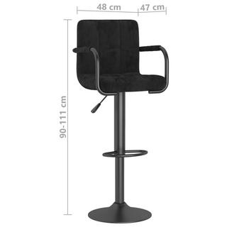 VidaXL Tabouret de bar velours  