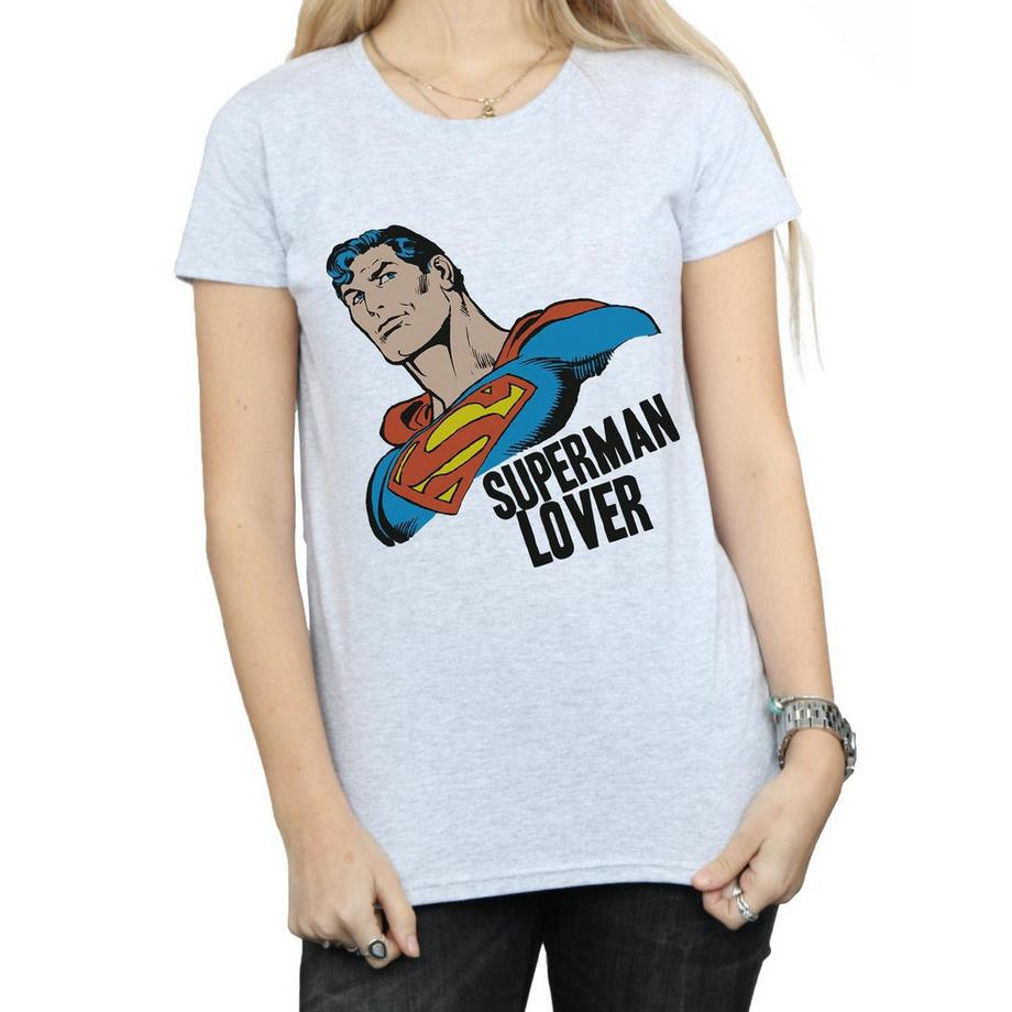 DC COMICS Superman Lover Bedrucktes T-Shirt  