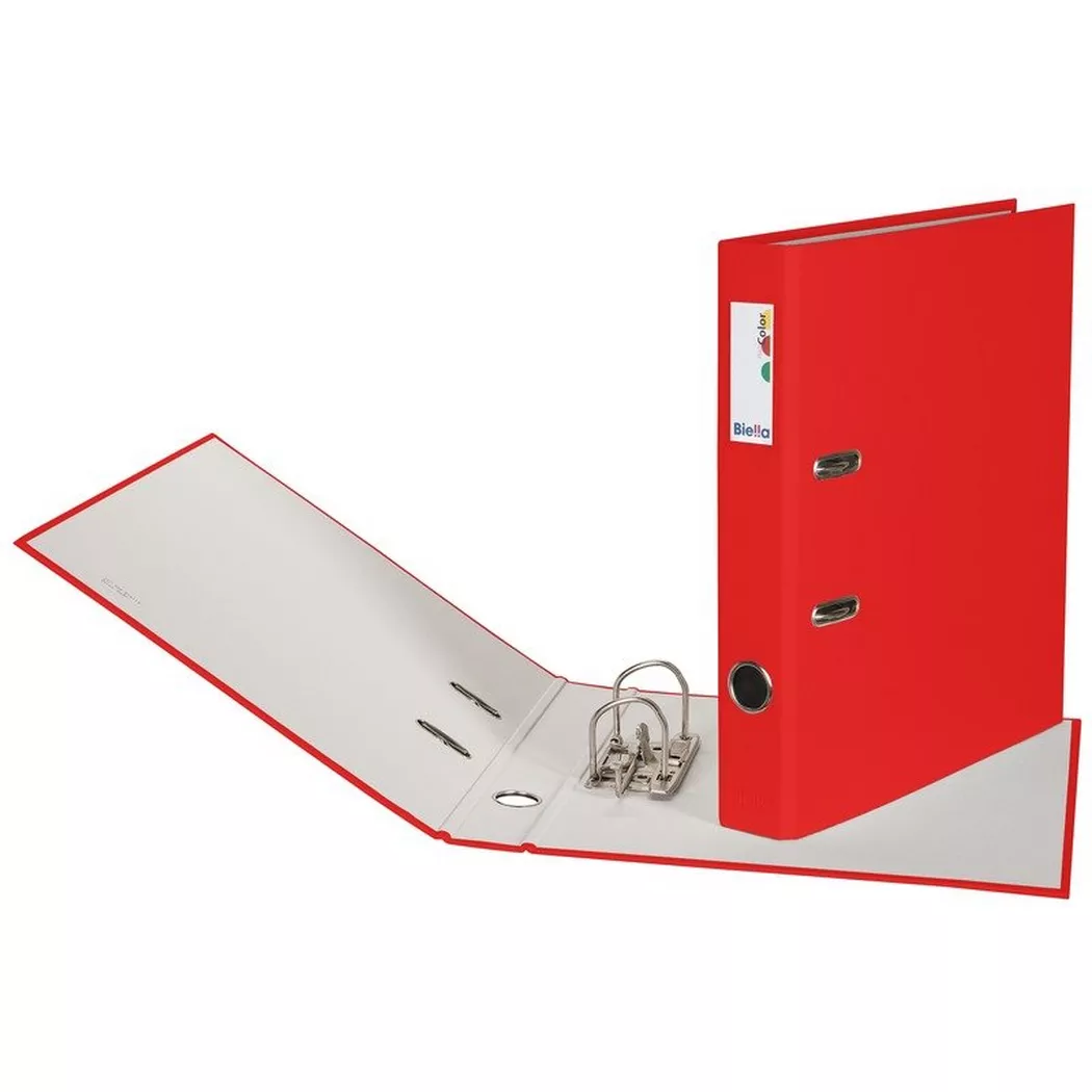 Biella – Ordner 4cm 10740445 rot A4, 21cm