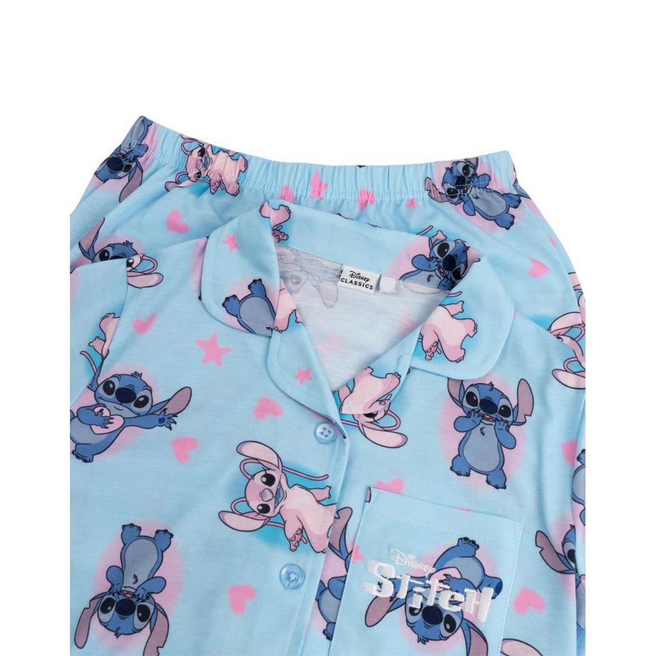 Lilo & Stitch  Schlafanzug Mit Langer Hose, Langärmlig 