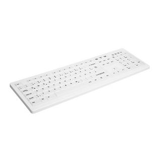 Cherry  AK-C8100F-FU1-WGE Tastatur RF Wireless QWERTZ Deutsch Weiß 