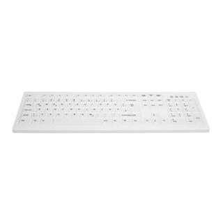 Cherry  AK-C8100F-FU1-WGE Tastatur RF Wireless QWERTZ Deutsch Weiß 