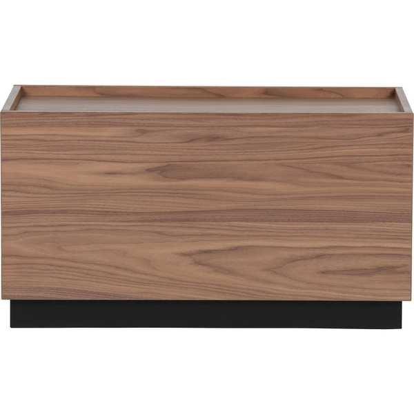 mutoni Table basse bloc pin noyer 40x82 (FSC)  