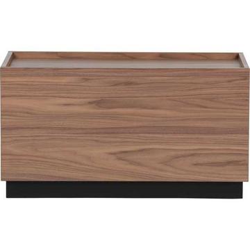 Table basse bloc pin noyer 40x82 (FSC)