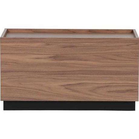 mutoni Table basse bloc pin noyer 40x82 (FSC)  