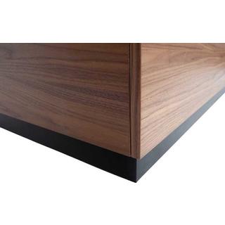 mutoni Table basse bloc pin noyer 40x82 (FSC)  