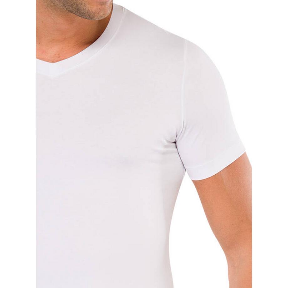 Schiesser Long Life Cotton V-Neck T-Shirt  