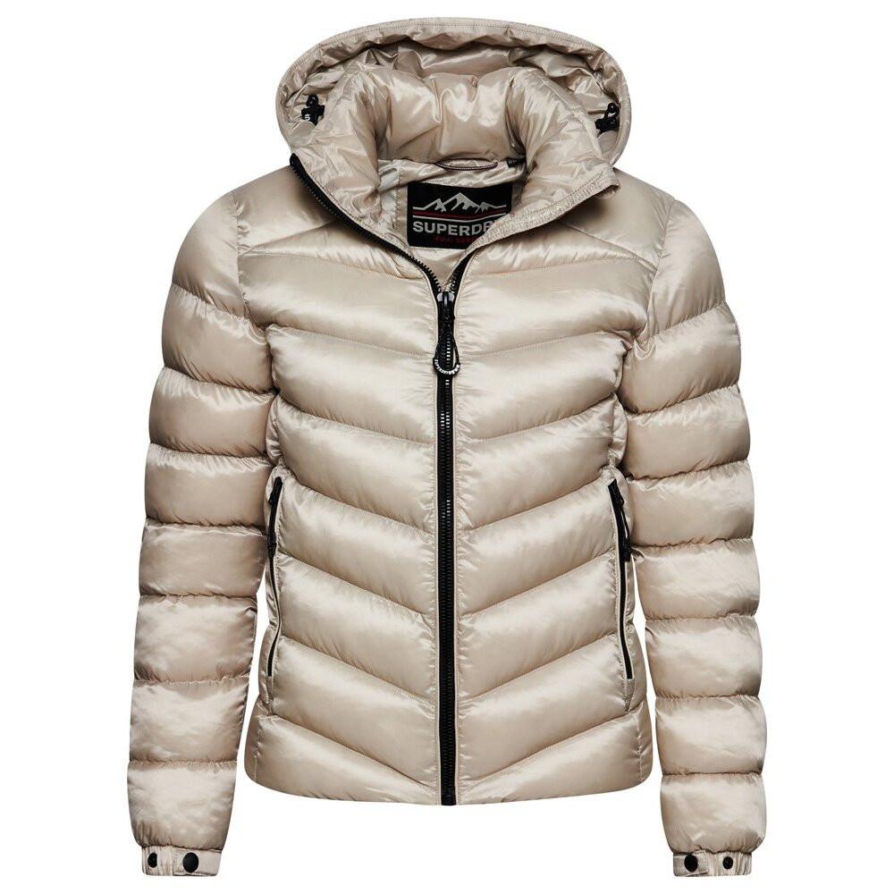 Superdry  daunenjacke mit kapuze, everest 