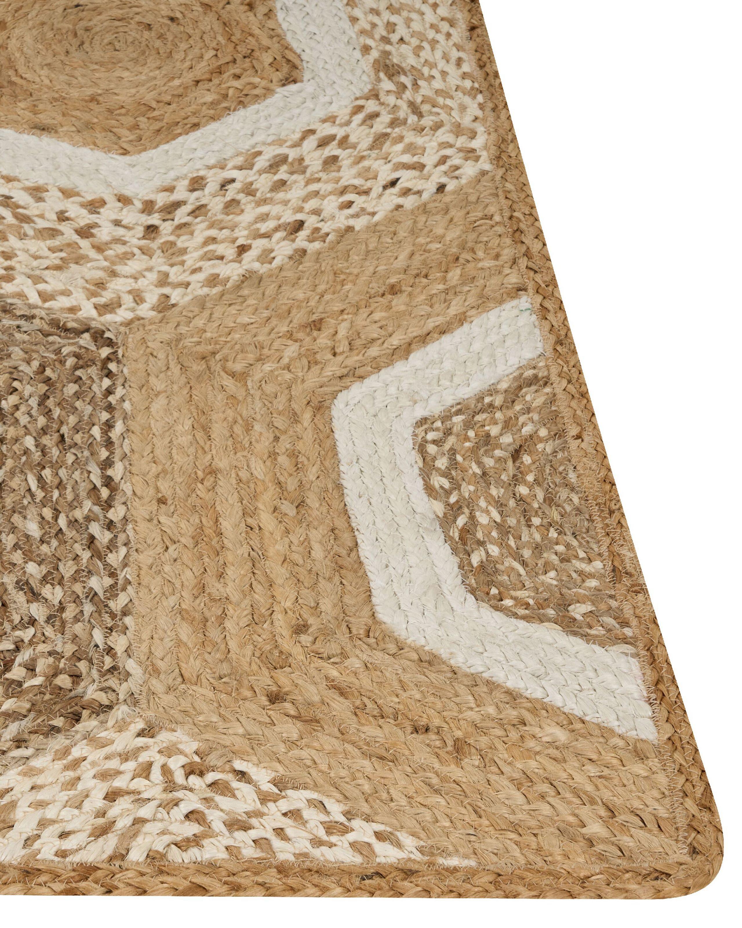 Beliani Tapis en Jute Boho BASOREN  