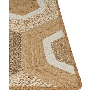 Beliani Tapis en Jute Boho BASOREN  