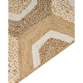 Beliani Tapis en Jute Boho BASOREN  